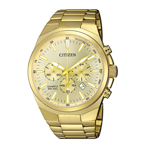 Citizen Men's AN8172-53P Citizen Chronograph Gold-Tone Stainless Steel Watch