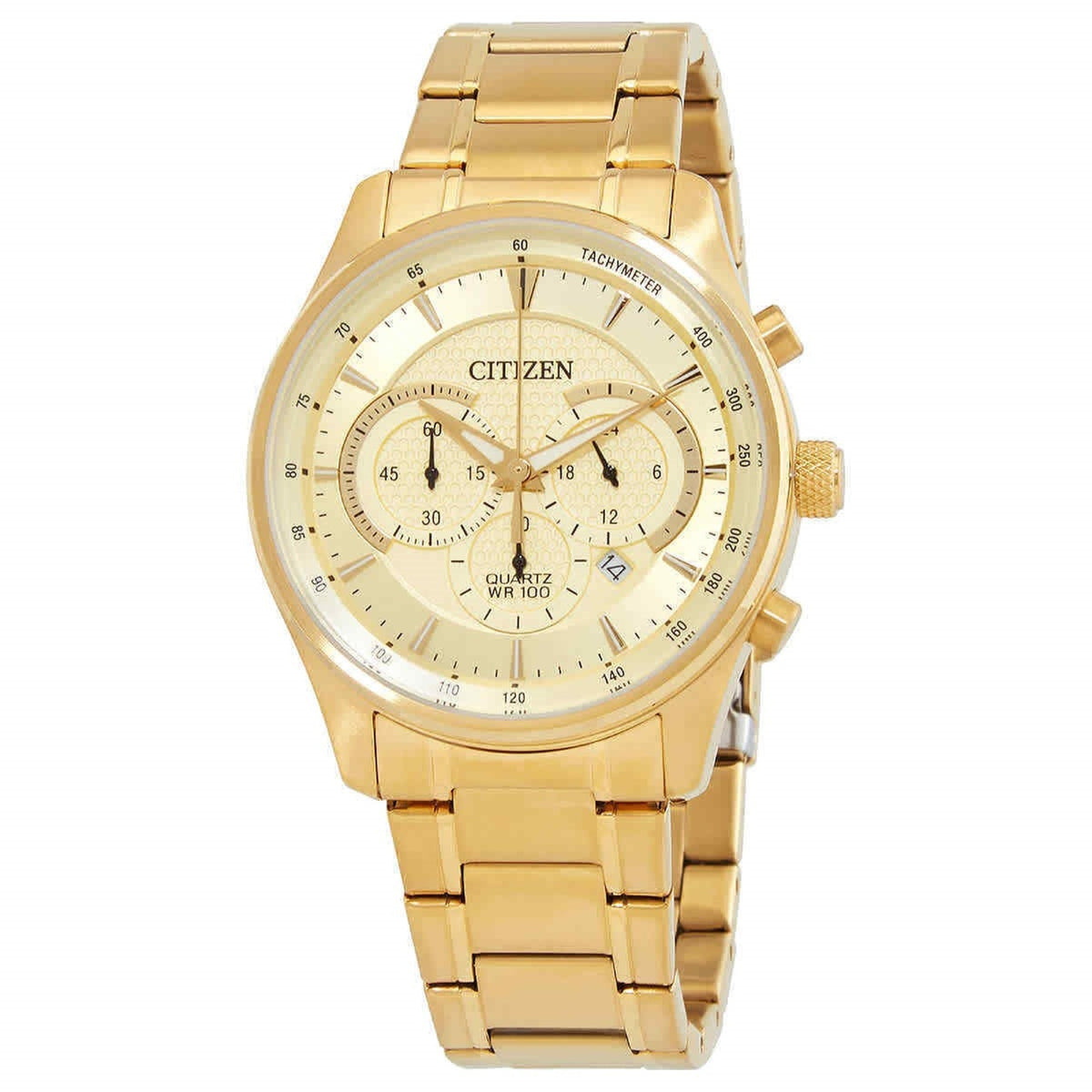 Citizen Men&#39;s AN8192-56P Citizen Chronograph Gold-Tone Stainless Steel Watch