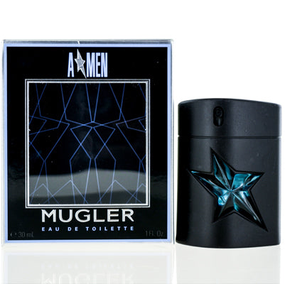 Angel Men Thierry Mugler Edt Spray Rubber Flask Window Box 1.0 Oz (30 Ml) For Men 80023592