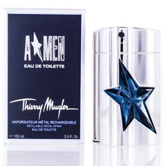 Angel Men Thierry Mugler Edt Spray Refillable Metal 3.4 Oz (100 Ml