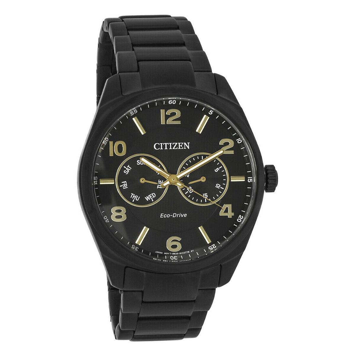 Citizen Men&#39;s AO9025-56E Eco-drive Black Stainless Steel Watch