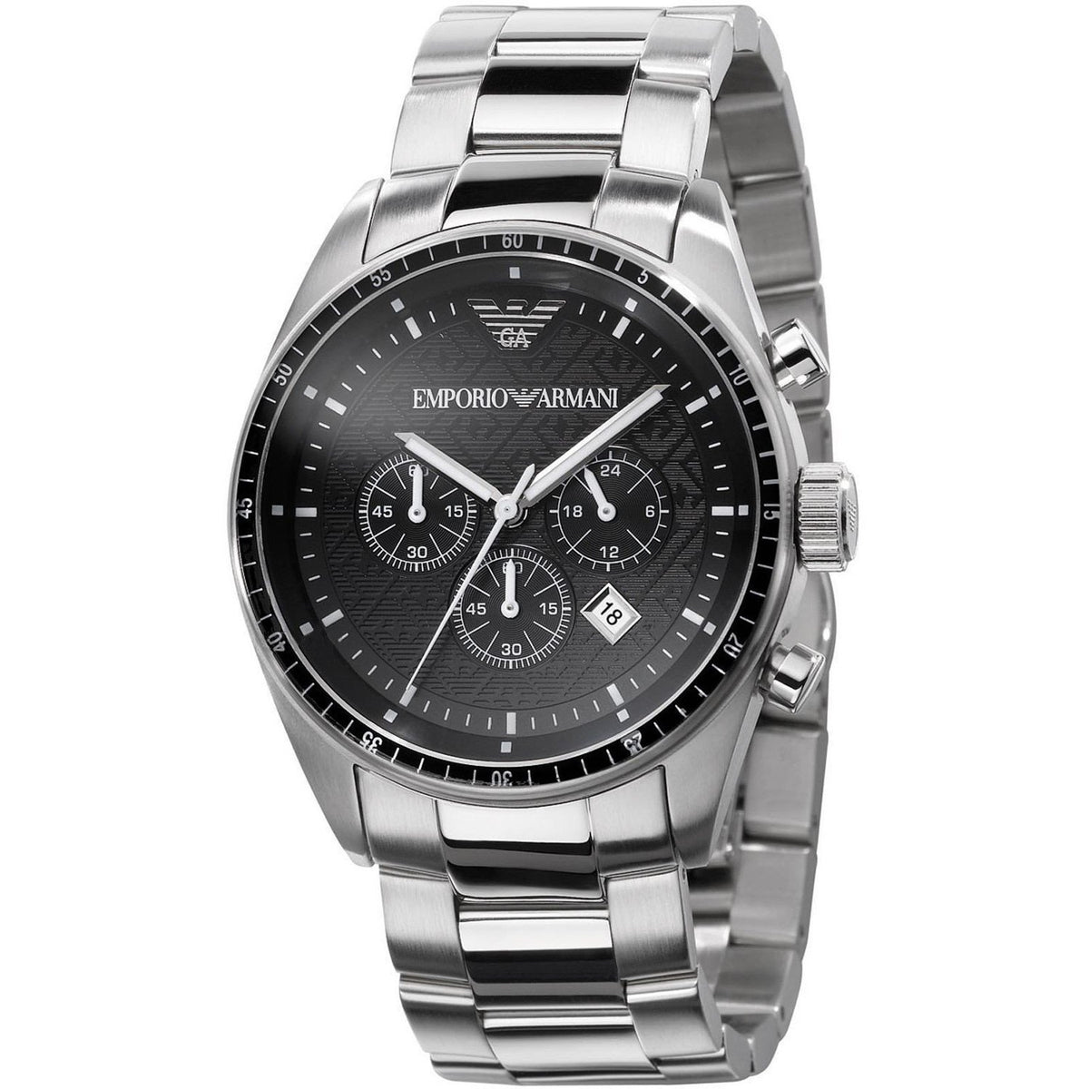 Emporio Armani Men's AR0585 Sportivo Chronograph Stainless Steel Watch