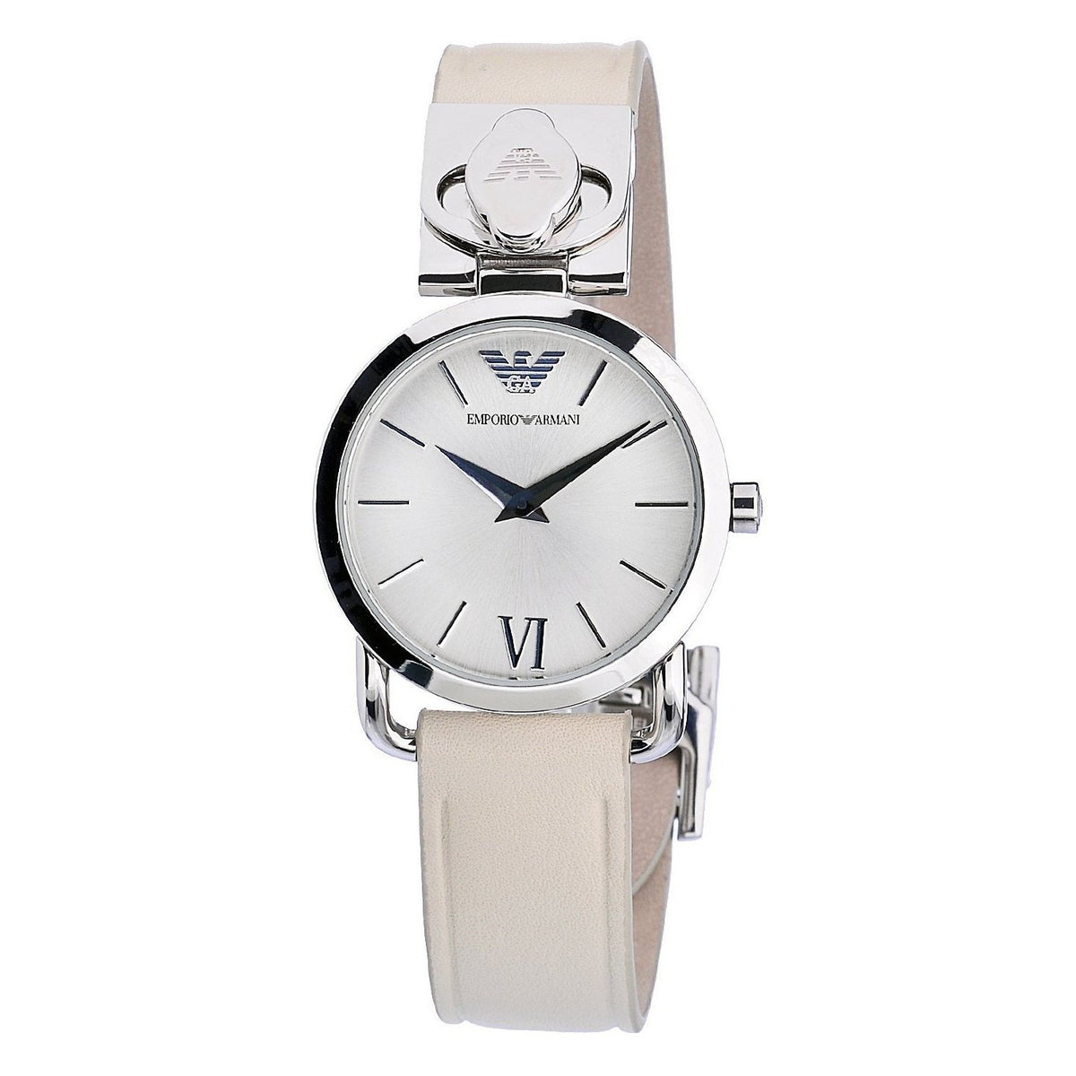 Emporio Armani Women's AR0789 Classic Beige Leather Watch