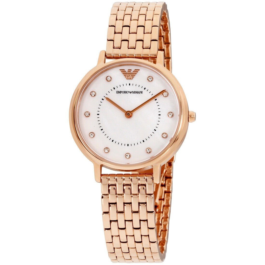 Emporio Armani Women's AR11006 Kappa Rose Gold-Tone Stainless Steel Watch