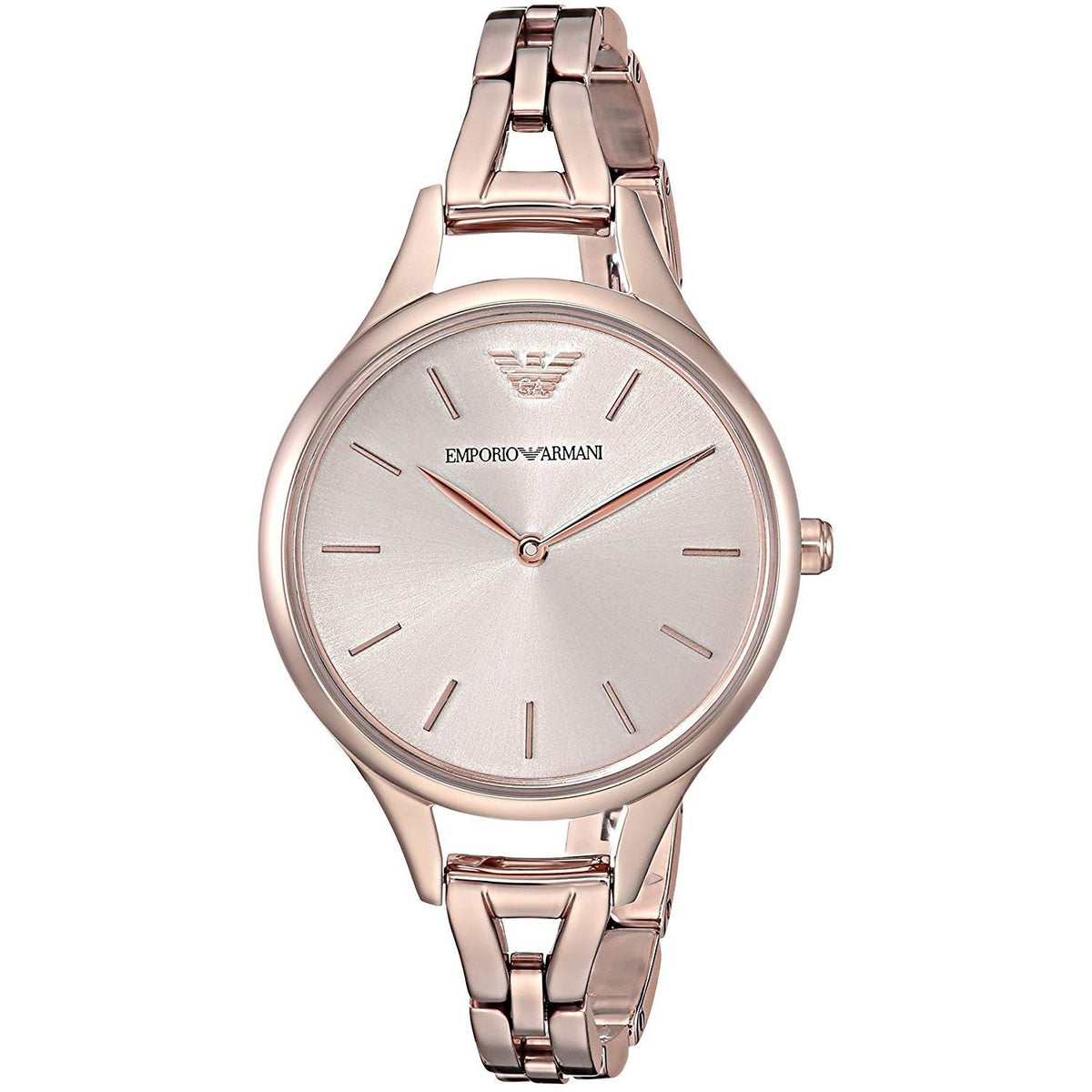 Emporio Armani Women's AR11055 Dress Rose-Tone Stainless Steel Watch