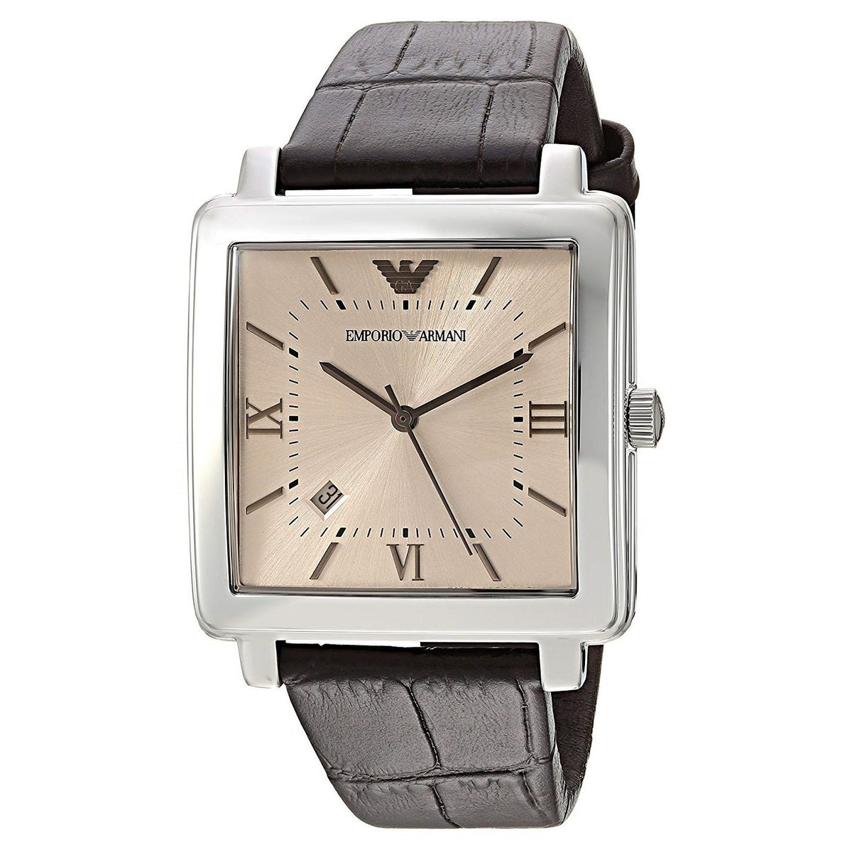 Emporio Armani Men's AR11098 Dress Brown Leather Watch