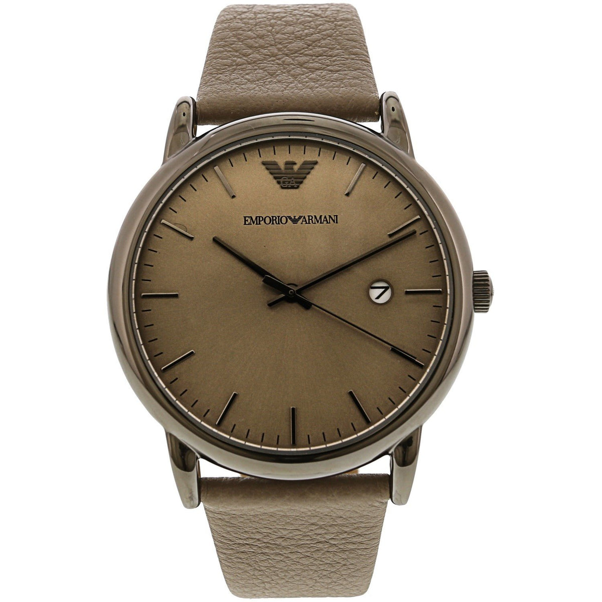Emporio Armani Men's AR11116 Dress Grey Leather Watch