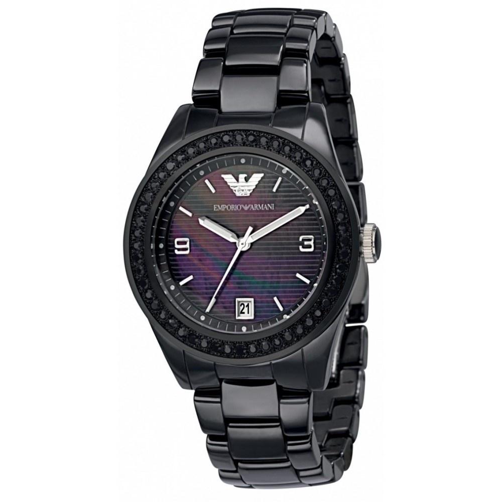 Emporio Armani Women's AR1423 Ceramica Black Ceramic Watch