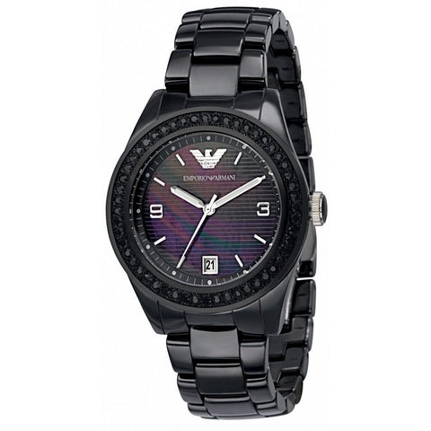 Emporio Armani Women's AR1423 Ceramica Black Ceramic Watch