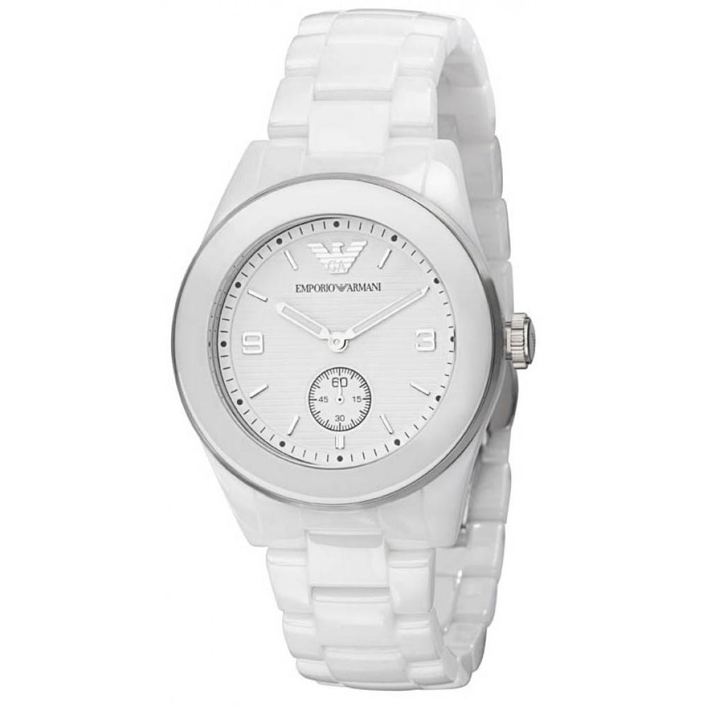 Emporio Armani Women's AR1425 White Ceramic Watch