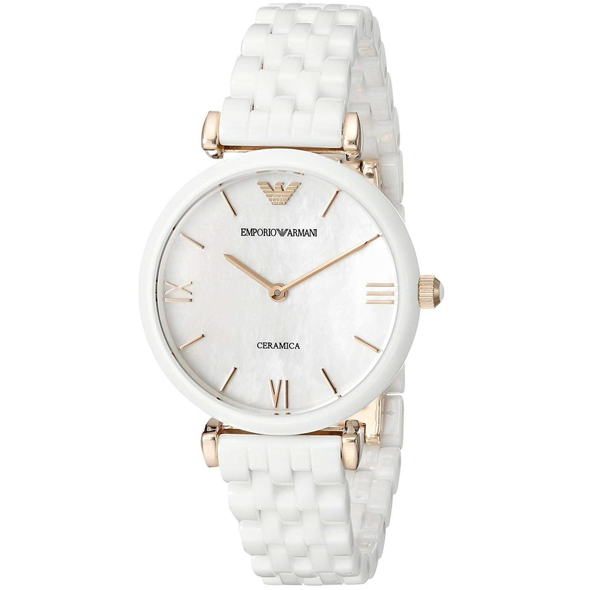 Emporio Armani Women's AR1486 Ceramica White Ceramic Watch