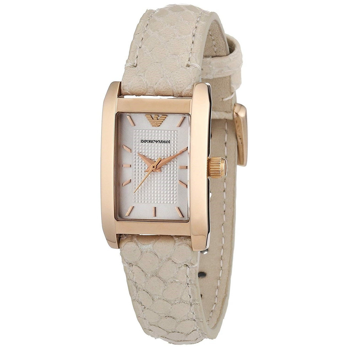 Emporio Armani Women's AR1655 Dress Sand Leather Watch