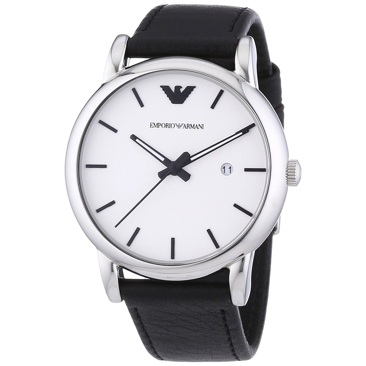 Emporio Armani Men's AR1694 Classic Black Leather Watch