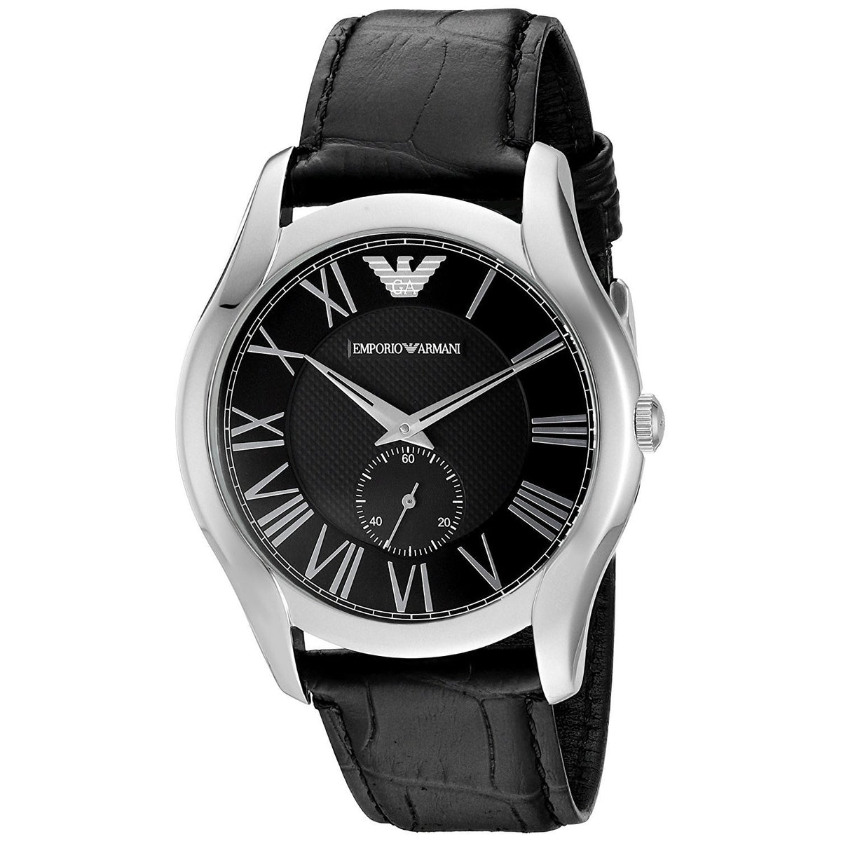 Emporio Armani Men's AR1703 Classic Black Leather Watch