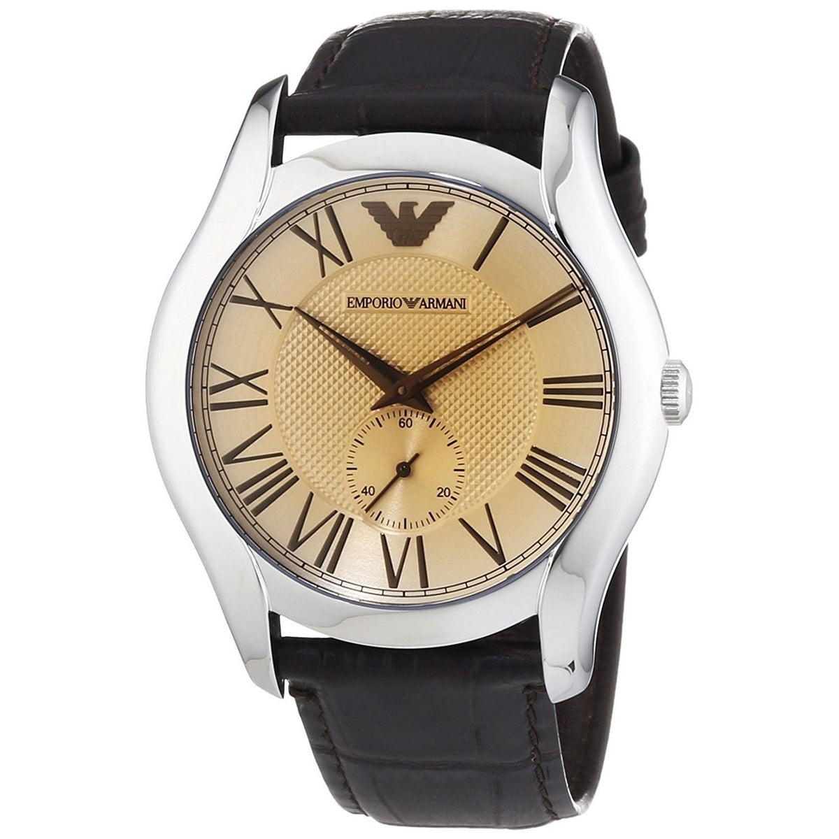 Emporio Armani Men's AR1704 Classic Brown Leather Watch