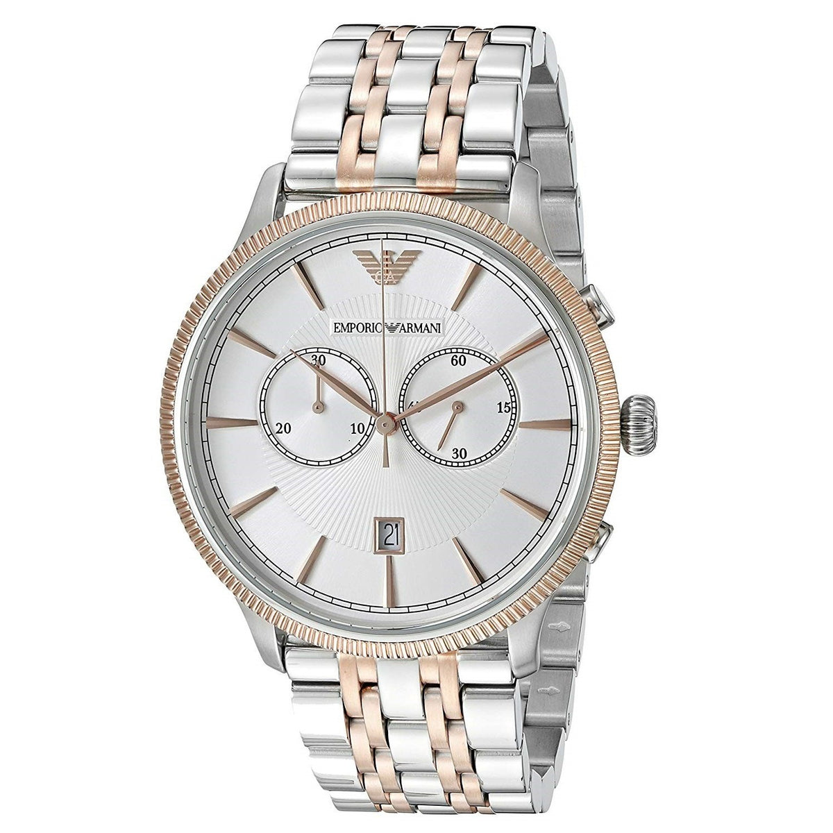 Emporio Armani Men's AR1826 Classic Chronograph Two-Tone Stainless Steel Watch
