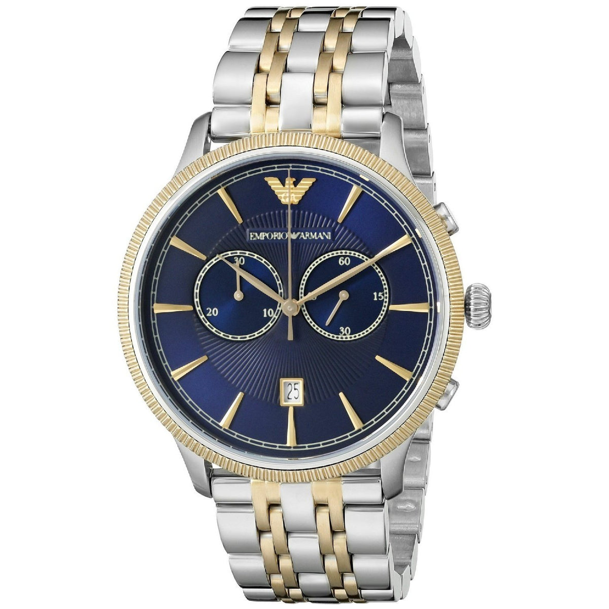 Emporio Armani Men's AR1847 Chronograph Two-Tone Stainless Steel Watch