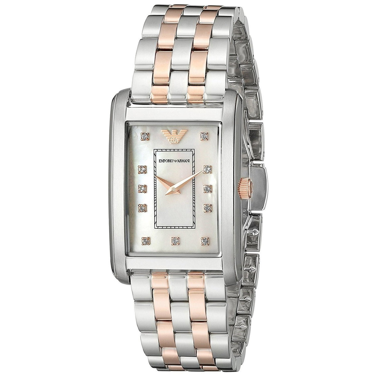 Emporio Armani Women's AR1905 Classic Crystal Two-Tone Stainless Steel Watch