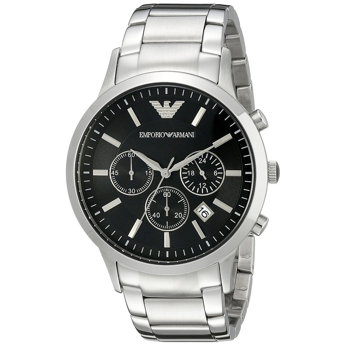Emporio Armani Men's AR2434 Classic Chronograph Stainless Steel Watch