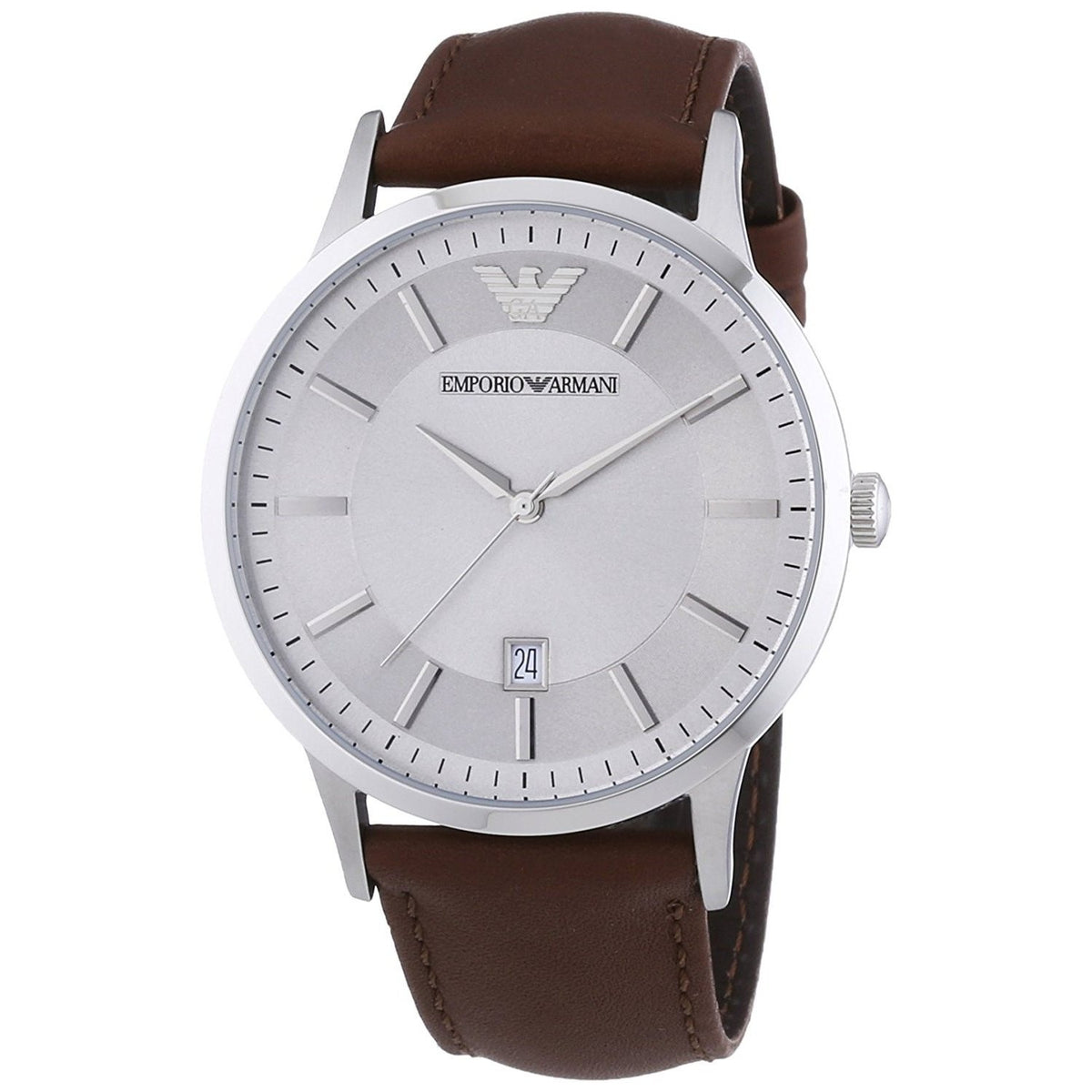 Emporio Armani Men's AR2463 Brown Leather Watch
