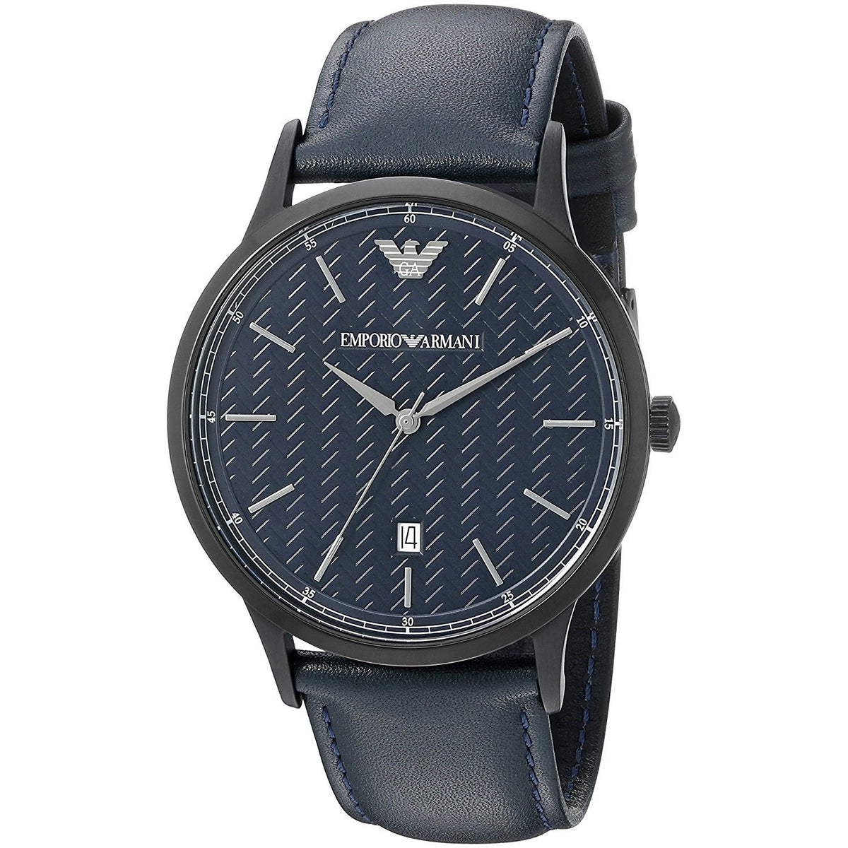 Emporio Armani Women's AR2479 Dress Blue Leather Watch