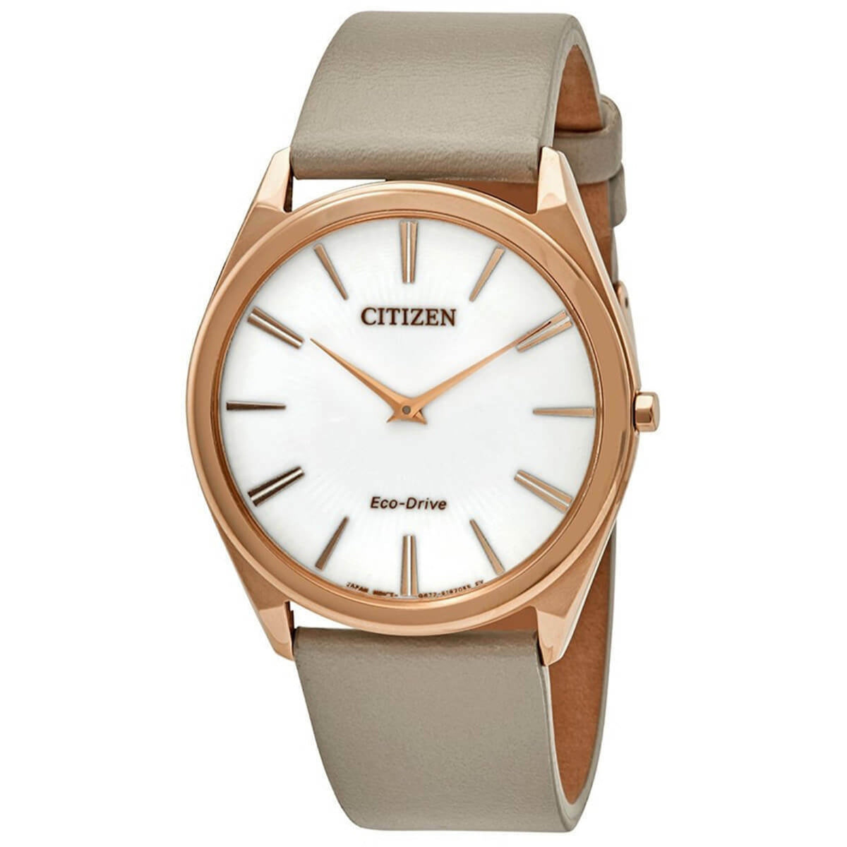 Citizen Women&#39;s AR3076-08A Stiletto Taupe Leather Watch