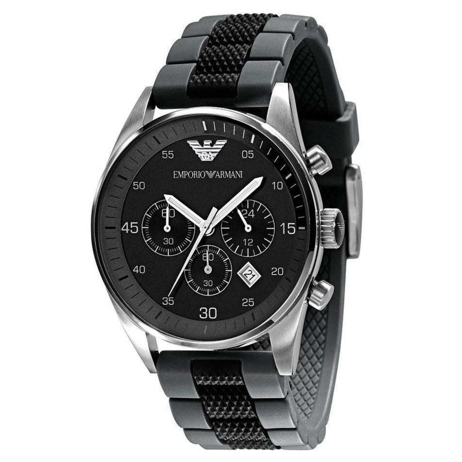 Emporio Armani Men's AR5866 Sportivo Chronograph Grey Stainless Steel Watch