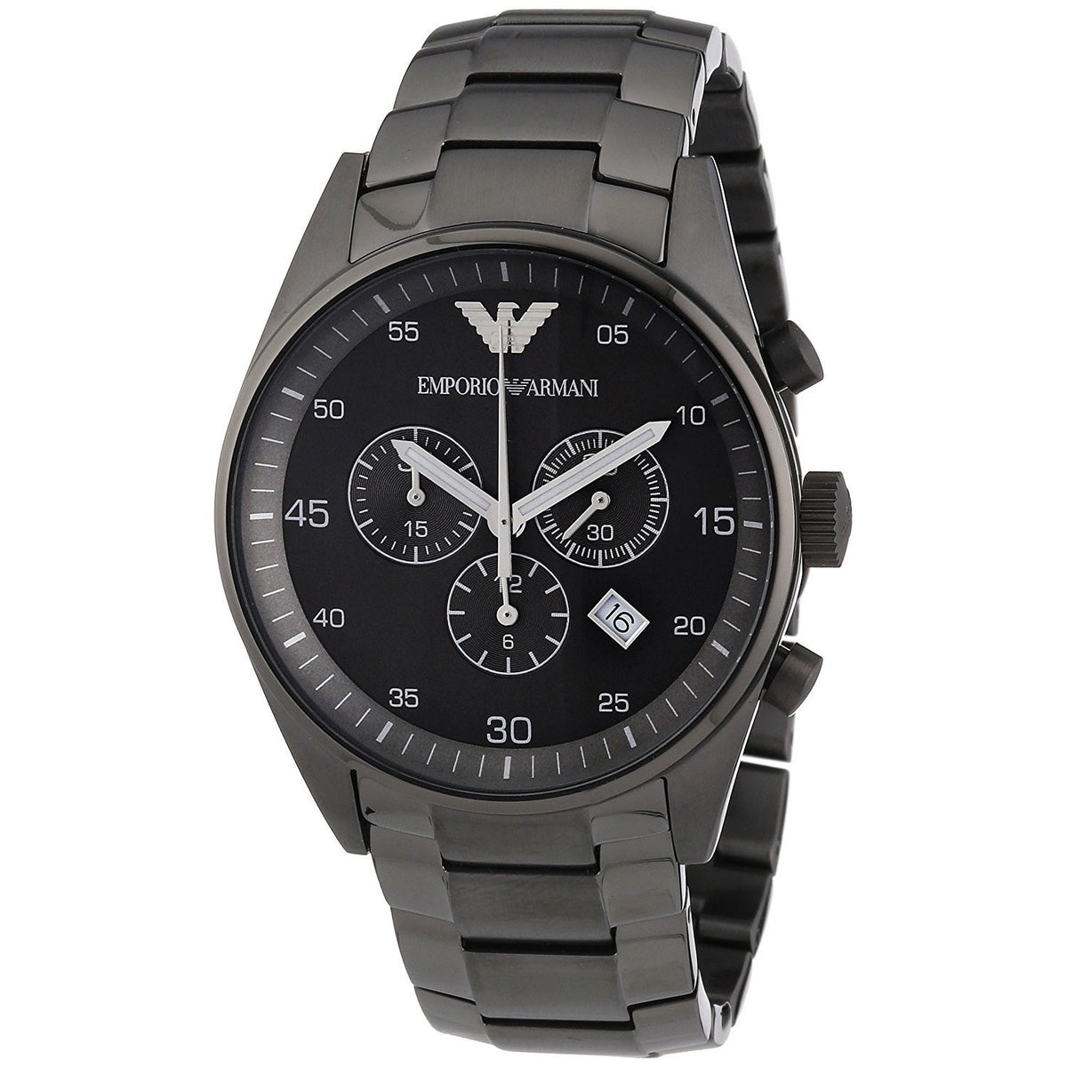 Emporio Armani Men's AR5964 Sportivo Chronograph Grey Stainless Steel Watch