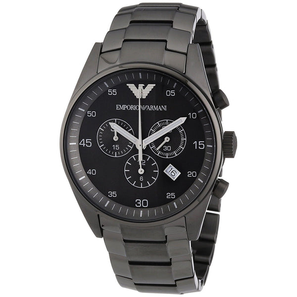 Emporio Armani Men's AR5964 Sportivo Chronograph Grey Stainless Steel ...