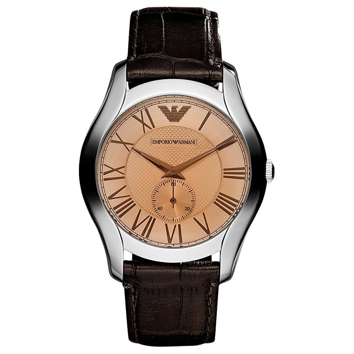Emporio Armani Men's AR9110 Valente Brown Leather Watch