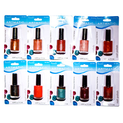 Artmatic Mega Reflect Nail Polish 72 Pcs Assorted Colors .39 Oz Ea (11.5 Ml) NA