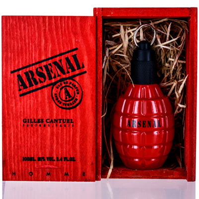 Arsenal Red Gilles Cantuel Edp Spray 3.4 Oz (100 Ml) For Men 20136