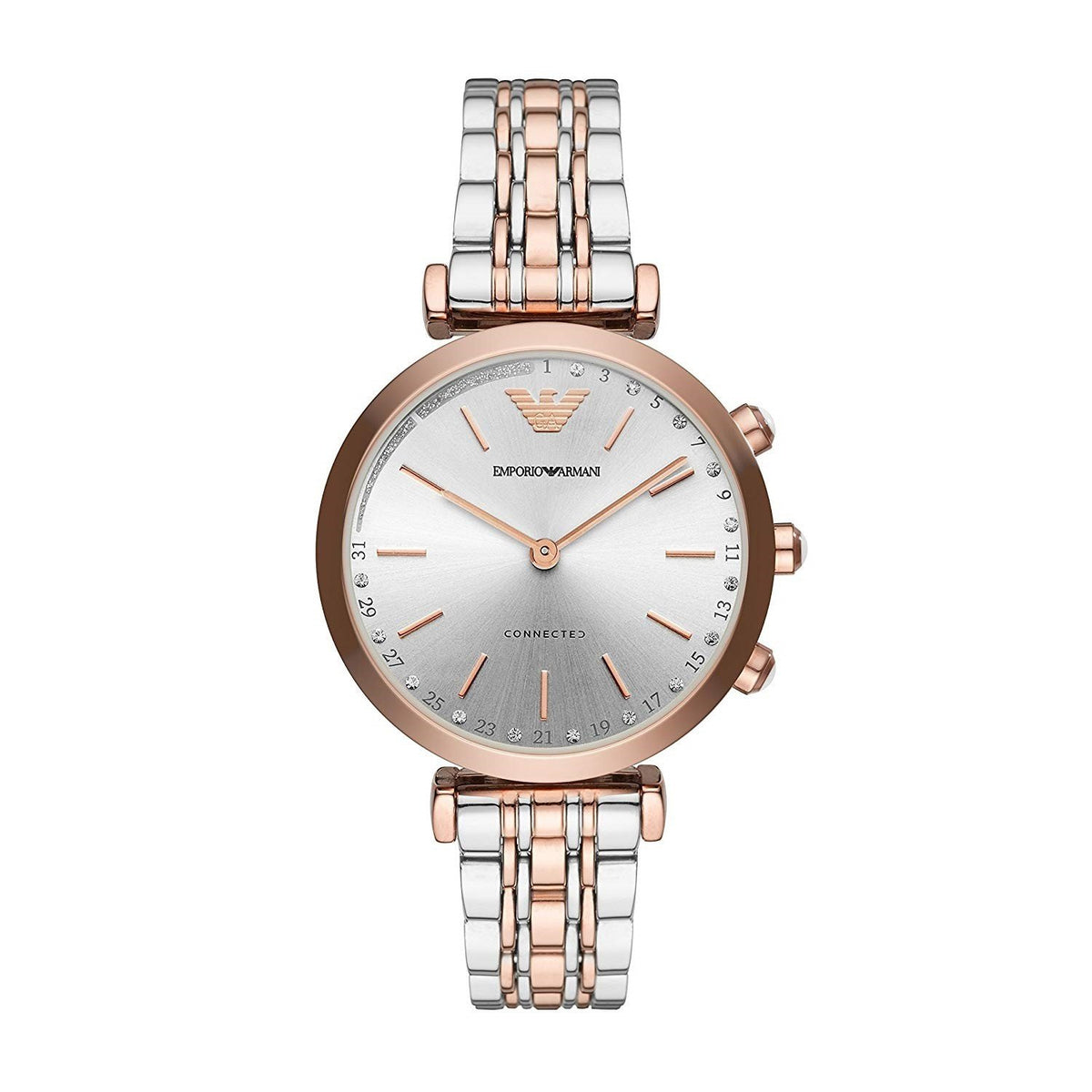 Emporio Armani Women's ART3018 Connected Hybrid Smartwatch Two-Tone Stainless Steel Watch
