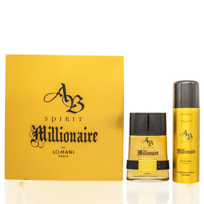 Ab Spirit Millionaire Lomani Set For Men 3282