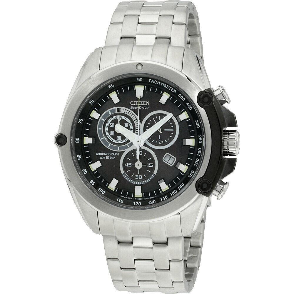 Citizen Men&#39;s AT0787-55F Eco-Drive Chronograph Stainless Steel Watch