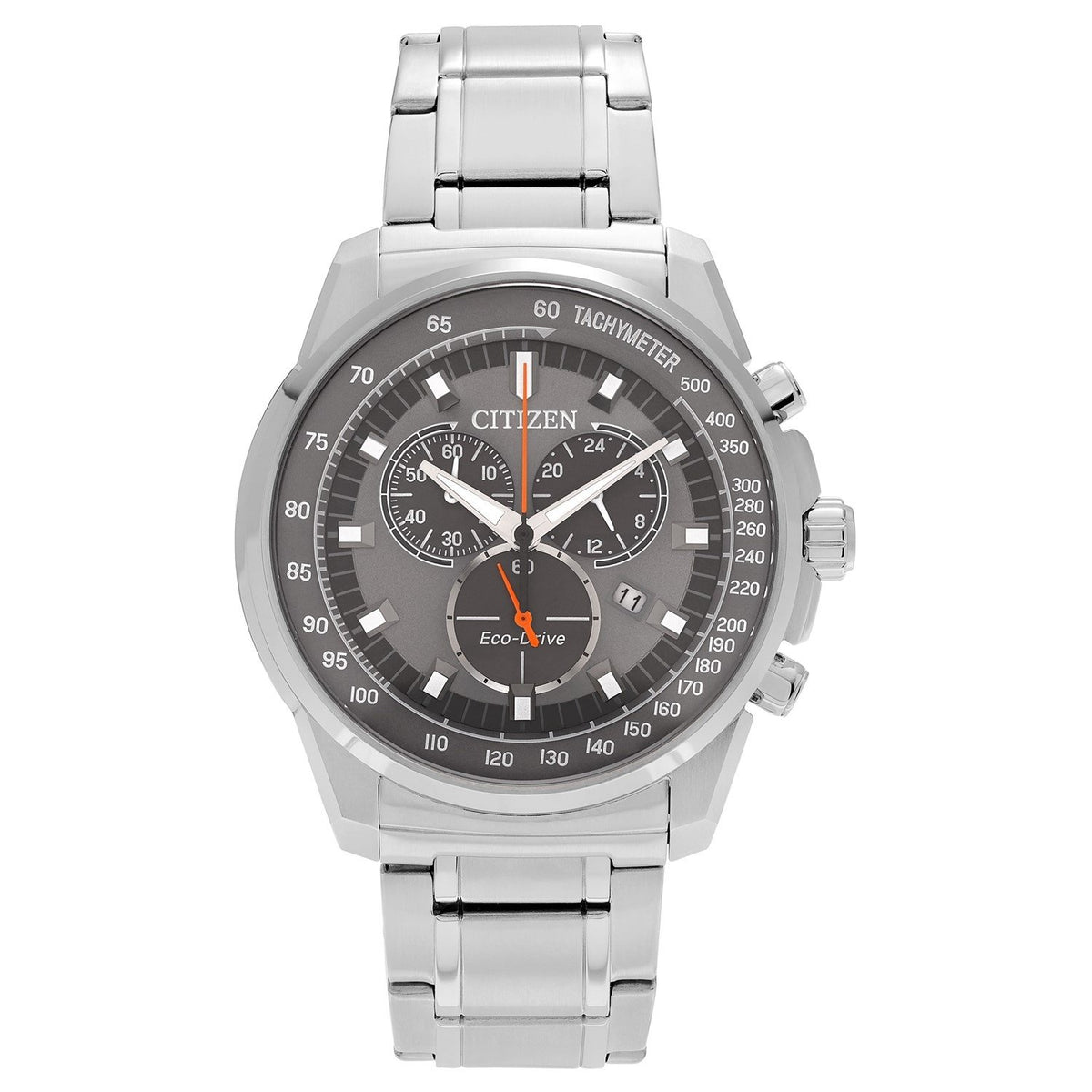 Citizen Men&#39;s AT2370-55H Eco-Drive Chronograph Stainless Steel Watch