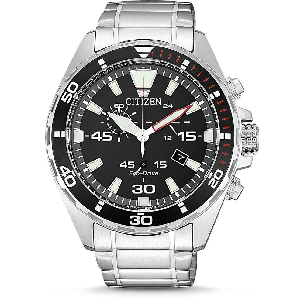 Citizen Men's AT2430-80E Promaster Chronograph Stainless Steel Watch