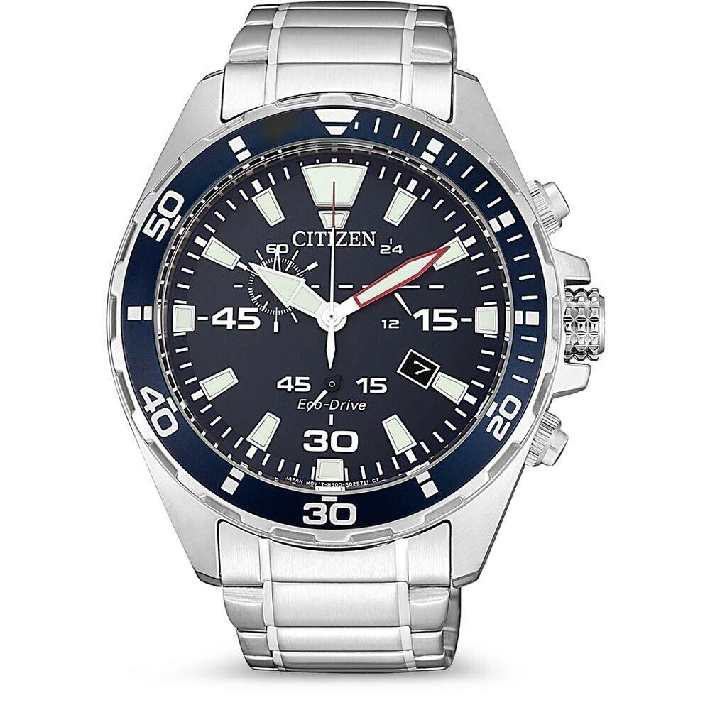 Citizen Men's AT2431-87L Eco-Drive Chronograph Stainless Steel Watch
