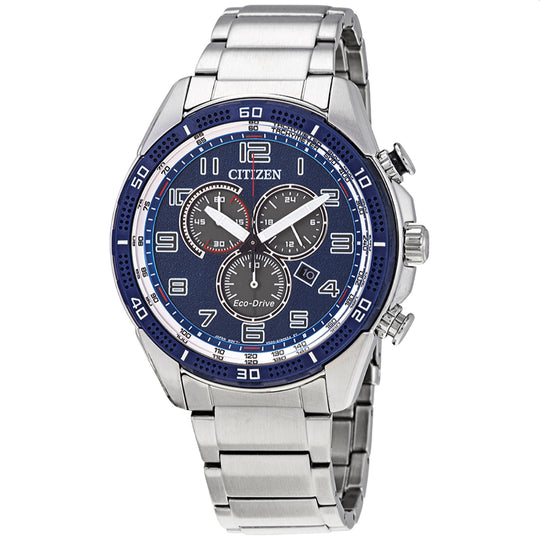 Citizen Men's AT2440-51L Ar Chronograph Stainless Steel Watch