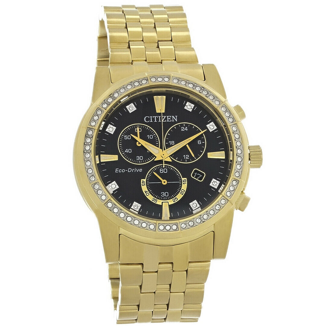 Citizen Men&#39;s AT2452-52E Corso Chronograph Gold-Tone Stainless Steel Watch
