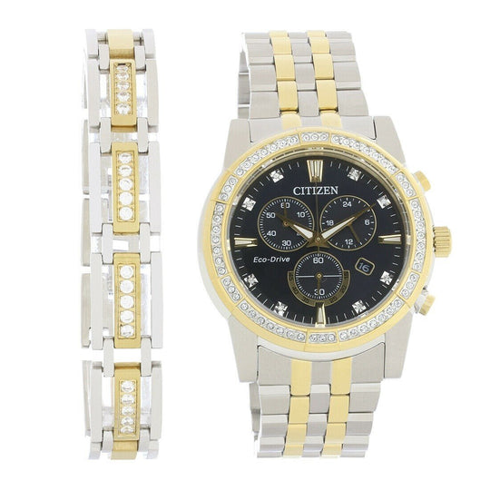 Citizen Men's AT2454-65E Eco-Drive Chronograph Two-Tone Stainless Steel Watch