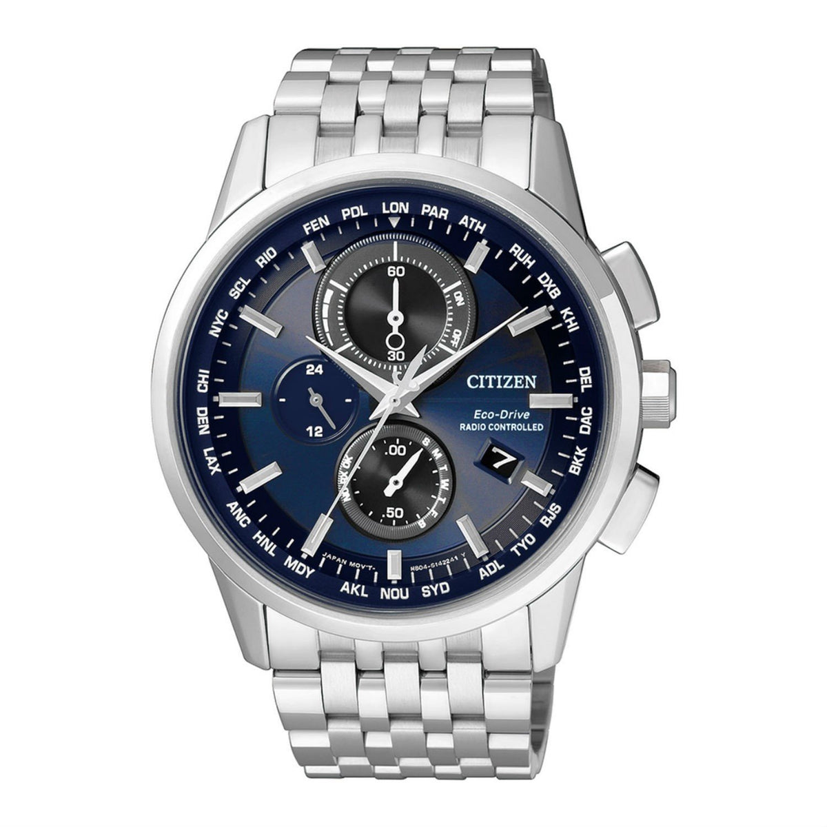 Citizen Men's AT8110-61L Eco-Drive Chronograph Stainless Steel Watch