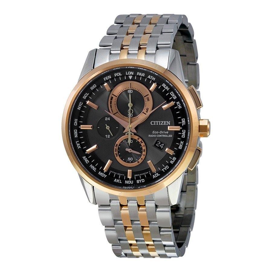 Citizen Men&#39;s AT8116-57E Eco-Drive Chronograph Two-Tone Stainless Steel Watch