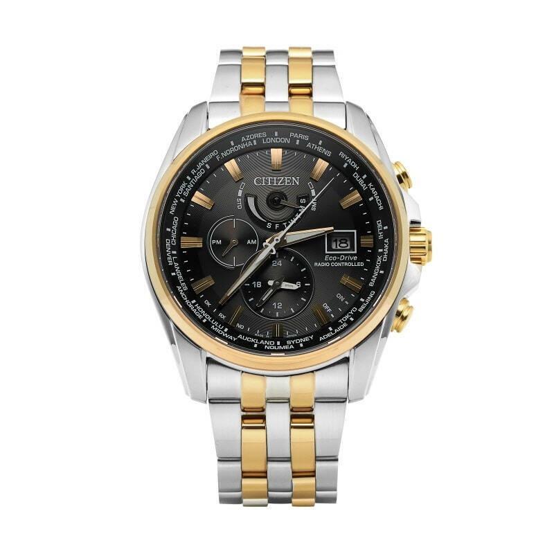 Citizen Men&#39;s AT9038-53E Eco-Drive Chronograph Two-Tone Stainless Steel Watch