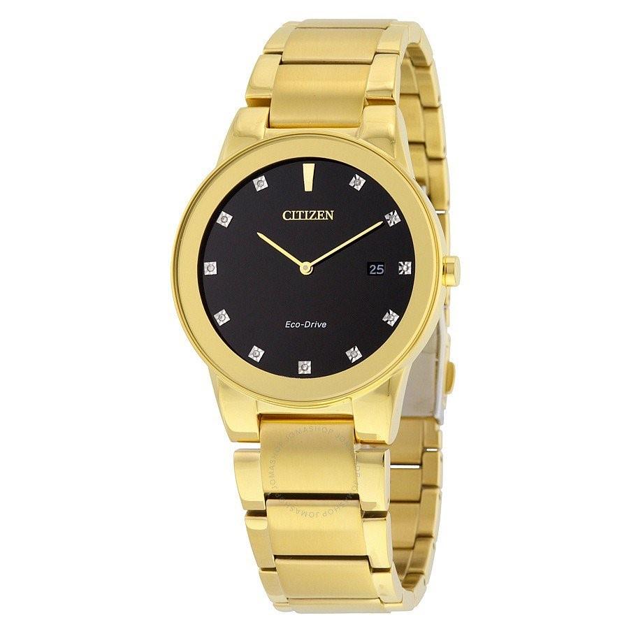 Citizen Men&#39;s AU1062-56G Axiom Gold-Tone Stainless Steel Watch