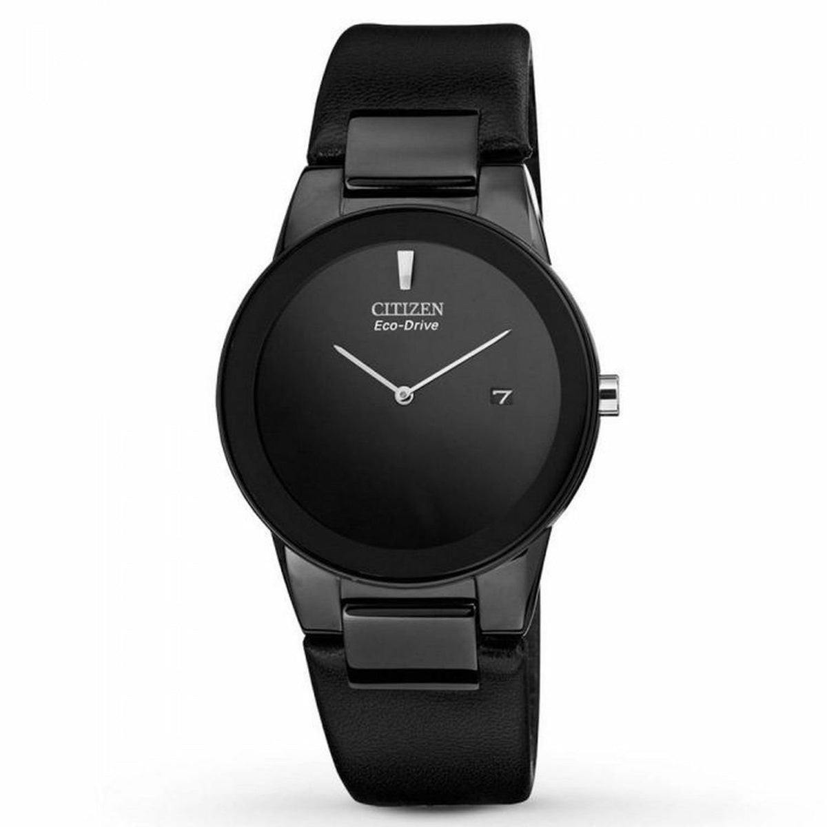 Citizen Men&#39;s AU1065-07E Axiom Black Leather Watch