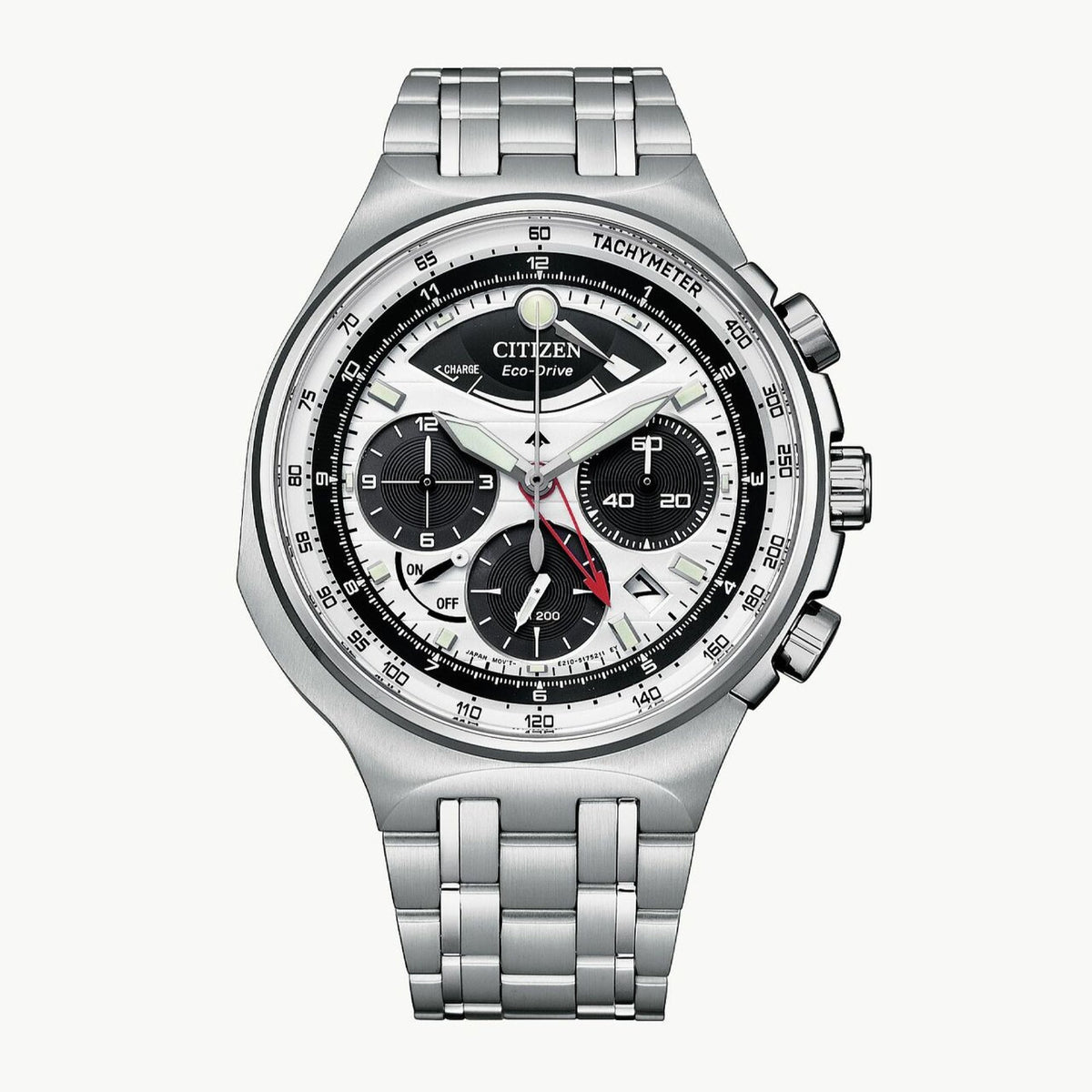 Citizen Men's AV0090-50A Eco-drive Chronograph Stainless Steel Watch