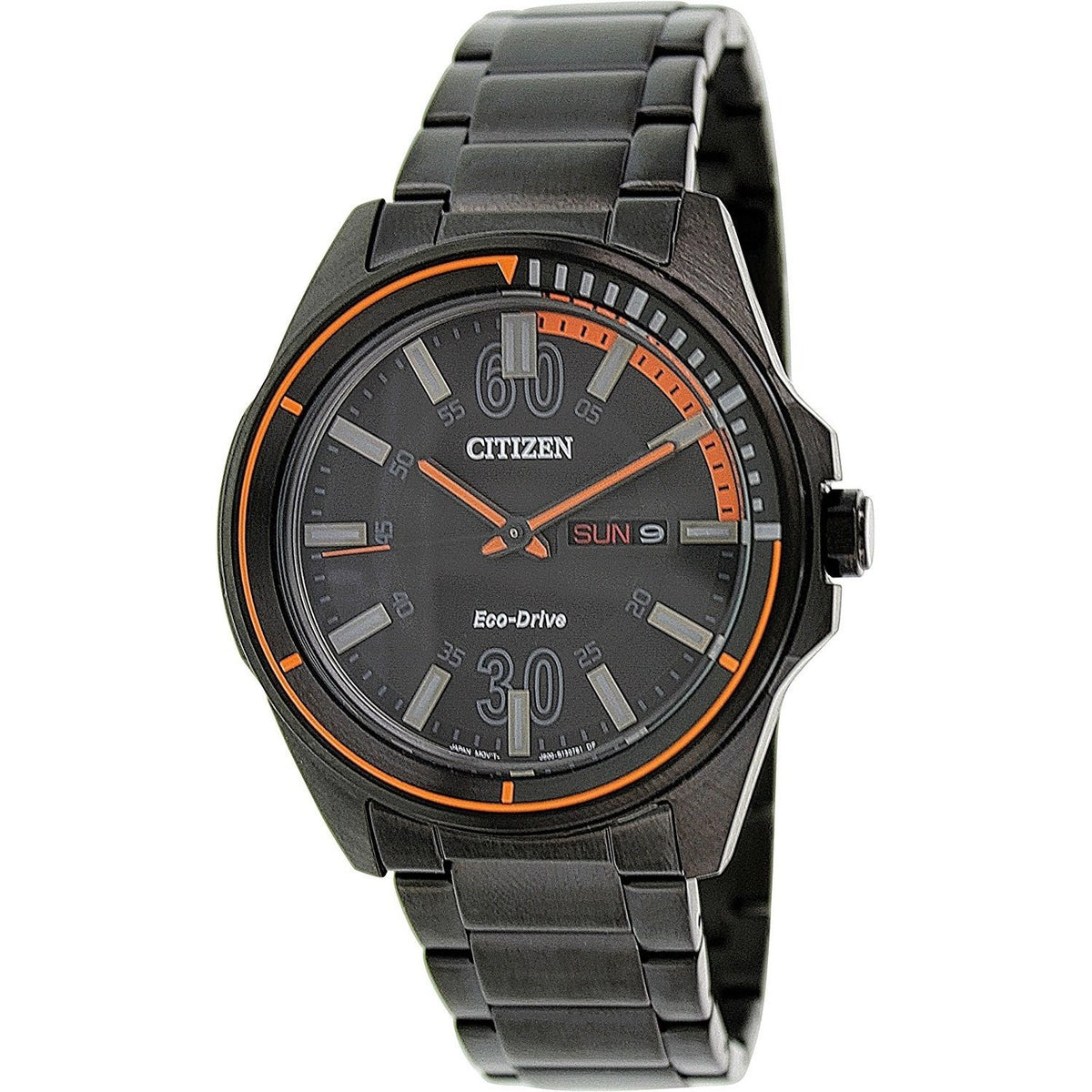Citizen Men&#39;s AW0035-51E Black Stainless Steel Watch
