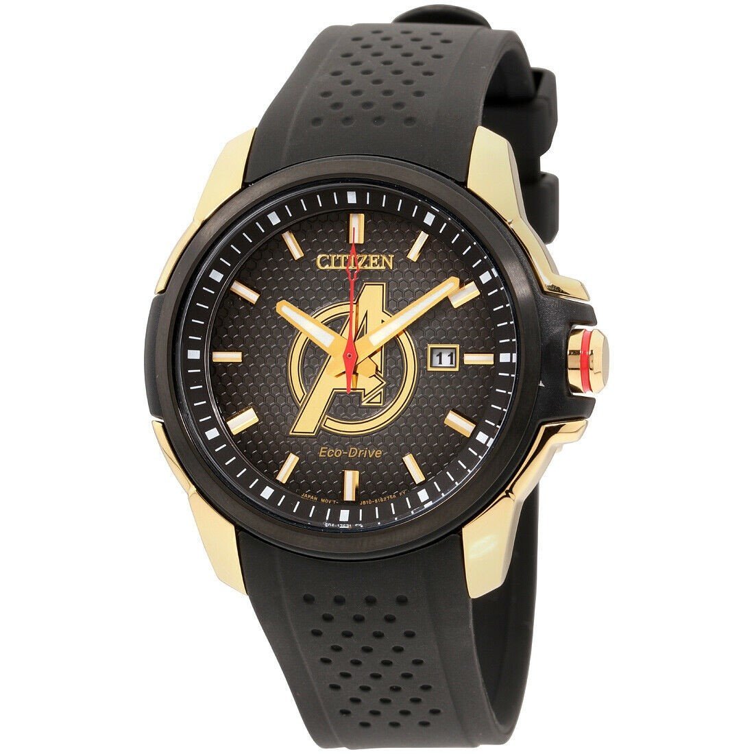 Citizen Men's AW1155-03W Avengers Black Silicone Watch