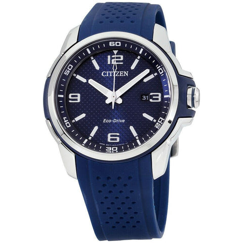 Citizen Men's AW1158-05L AR Blue Silicone Watch